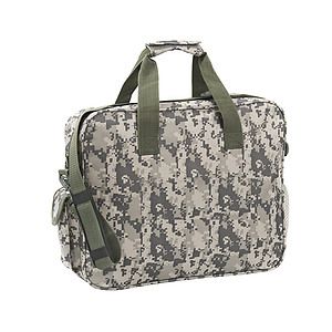 Digital Camo Briefcase Messenger Bag
