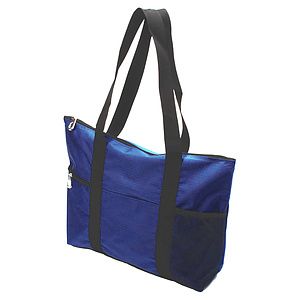 Poly Deluxe Zipper Travel Tote Bag
