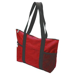 Poly Deluxe Zipper Travel Tote Bag
