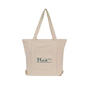Cotton Canvas Heavy Duty Boat Tote Bag