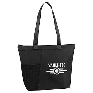 Poly Zipper Tote Bag