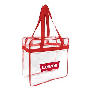 Stadium Clear PVC Zipper Tote Bag
