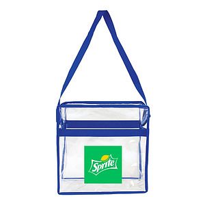 Clear PVC Messenger Tote Bag