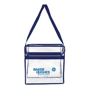 Clear PVC Messenger Tote Bag