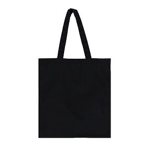 Nova 6 oz Black Cotton Tote Bag