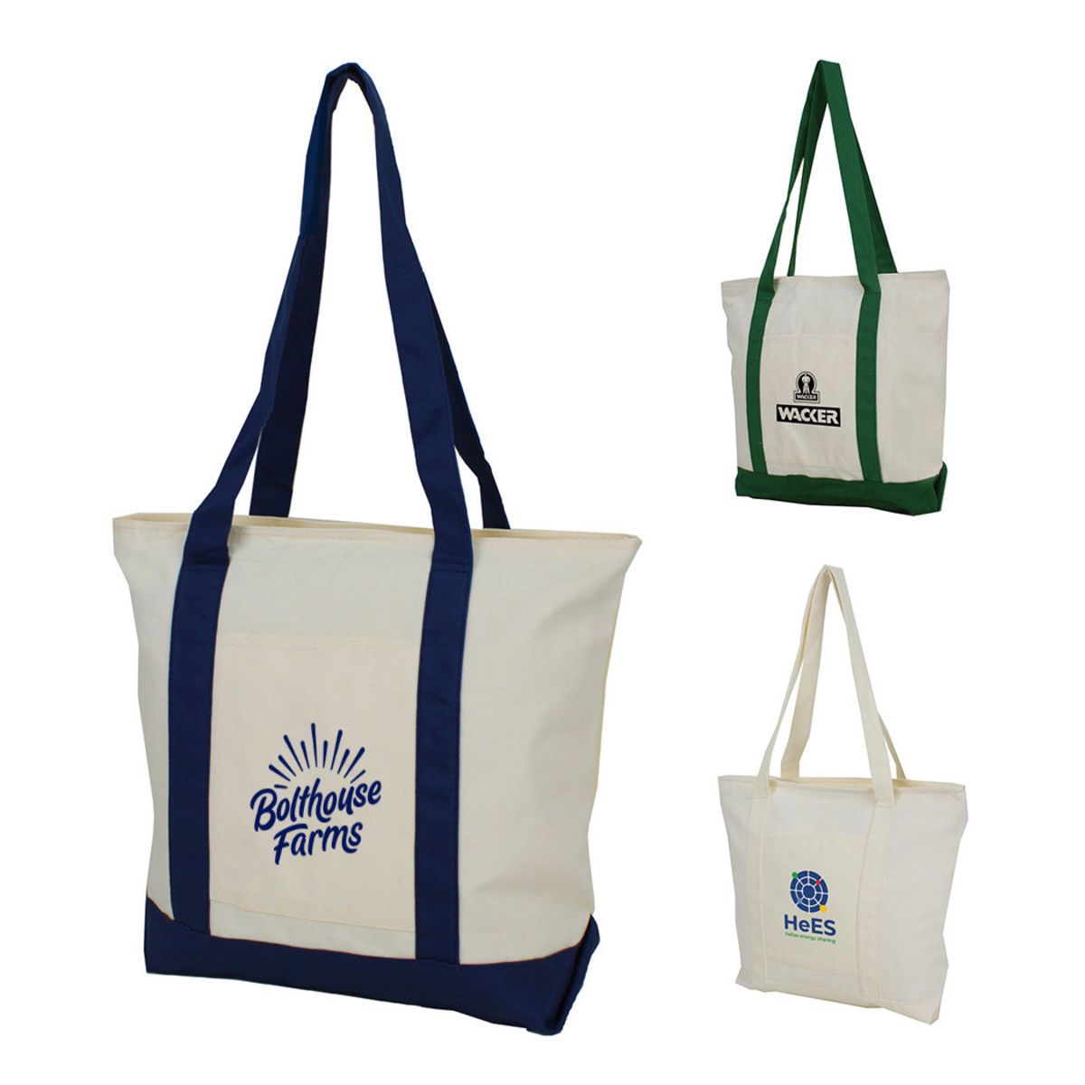 Cotton Canvas Heavy Duty Boat Tote Bag