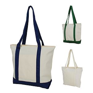 Cotton Canvas Heavy Duty Boat Tote Bag