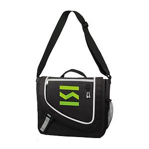 Poly Zipper Messenger Bag