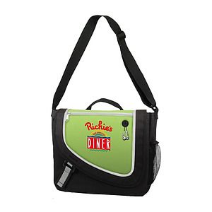 Poly Zipper Messenger Bag