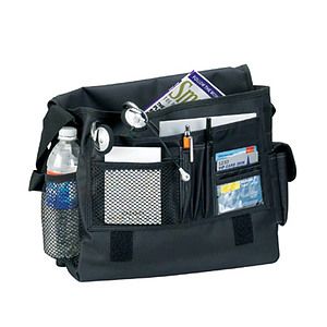 Poly Deluxe Oraganizer Messenger Bag