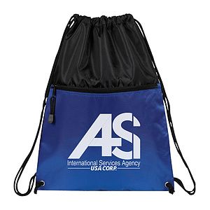 Poly Nylon Drawstring Backpack
