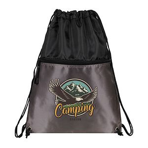 Poly Nylon Drawstring Backpack
