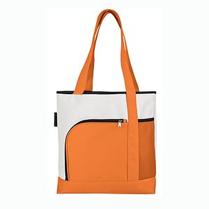Two Tone Large Capacity Shopping Tote