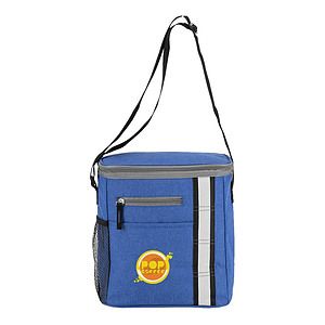 Heathered Polyester Lunch Cooler Bag