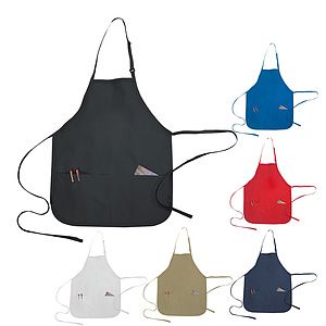 Adjustable Poly-Cotton Apron