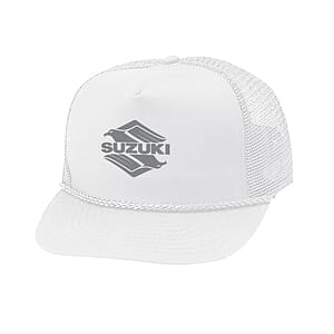 Structured Cotton Blend Twill Mesh Cap
