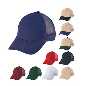 Structured Low Crown Cotton Twill Mesh Cap