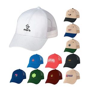 Low Crown 6 Panel Structured Cotton Twill Cap