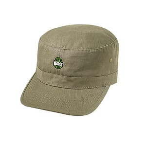 Military-Style Cotton Twill Cap