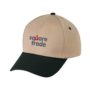 Low Crown Structured 5-Panel Cotton Twill Cap