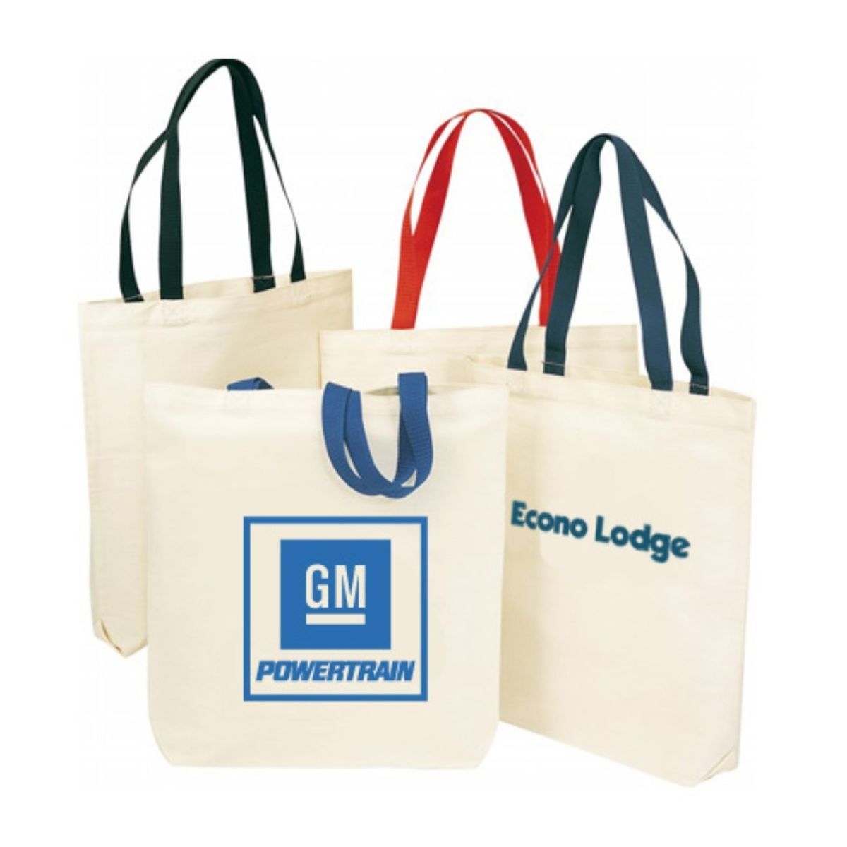 Cotton Canvas Book Tote Bag