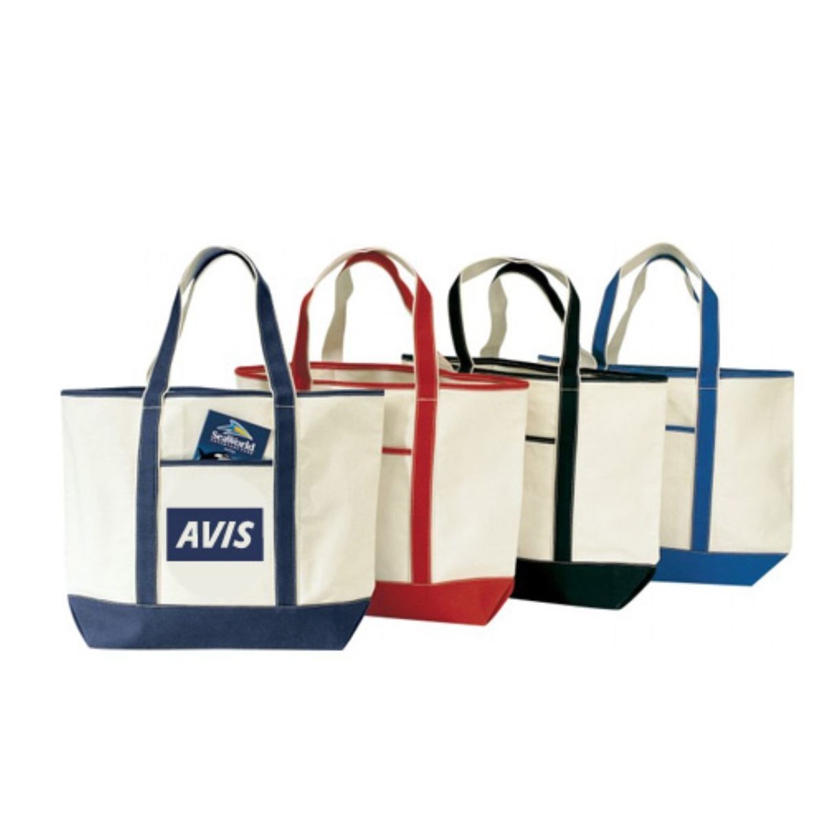 Cotton Canvas Boat Tote Bag
