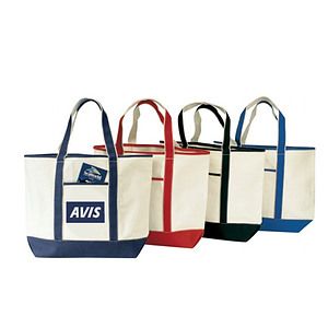 Cotton Canvas Boat Tote Bag