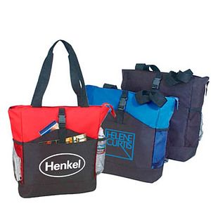 Poly Deluxe Zipper Tote Bag
