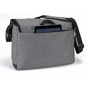Heathered Laptop Messenger Bag