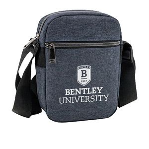 Heather Dual Zipper Sling Bag