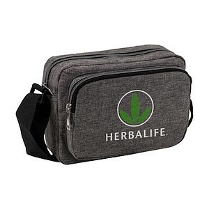 Horizontal Triple Zipper Sling Bag