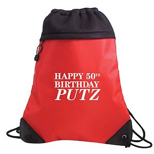 Deluxe Tri-Mesh Sports Travel Drawstring Backpack Bag