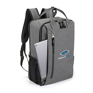 Heathered Laptop Backpack