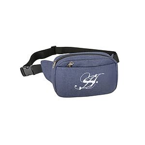 Three Zippered Heather Fanny Pack