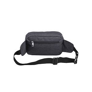 Three Zippered Heather Fanny Pack