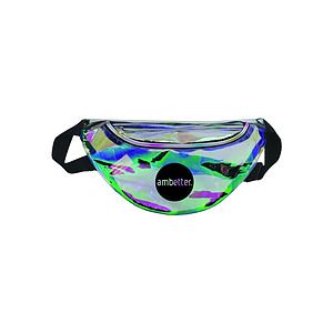 Clear Vinyl Holographic Fanny Pack