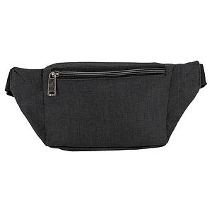 Triple Zipper Heather Fanny Pack