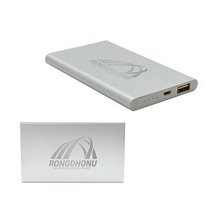Slim 4000mAh Metal Power Bank