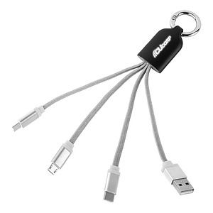 Jellyfish Style 4-in-1 Charger Keychain