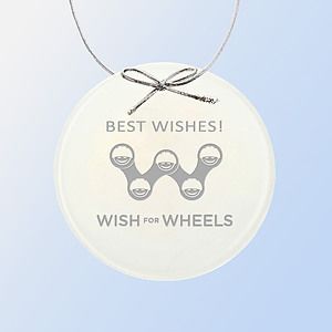 White Circle Ornament