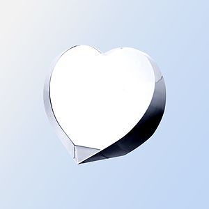 Crystal Heart Paperweight