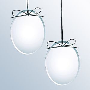 Starfire Glass Oval Ornament