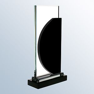 Ascend Black Starfire Glass Award