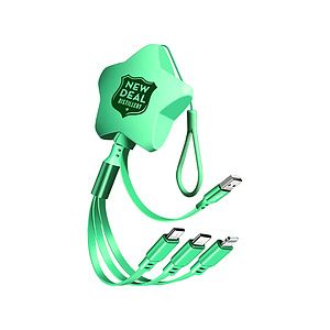 3-in-1 Star Retractable Charging Cable