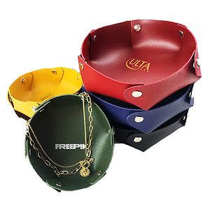 Leatherette Accessory Bowl