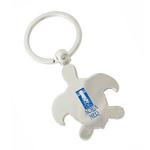 Metal Sea Turtle Keychain
