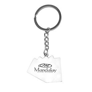Royal Flush Poker Cards Metal Key Tag - Small