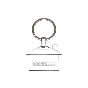 Metal House Key Tag