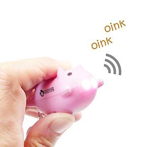 Flying Pig Novelty Led Light Key Tag