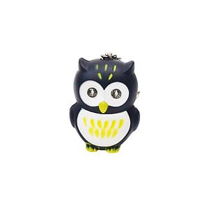 Owl Novelty LED Light Key Tag